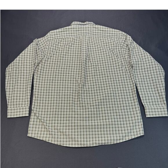 Eddie Bauer Mens Wrinkle Free Relaxed Fit Buton Up Long Sleeve Shirt Size Large - Picture 3 of 6